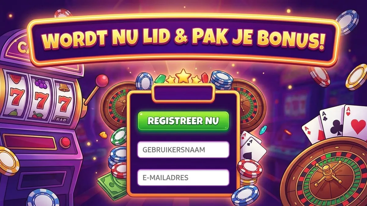 Aanmelden met bonus